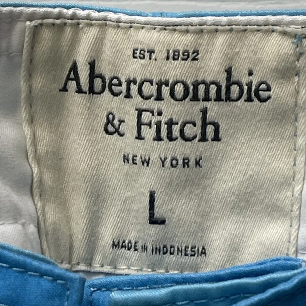 Abercrombie & Fitch Men's Large Board Shorts All Over Print Swim Y2K VTG Unlined